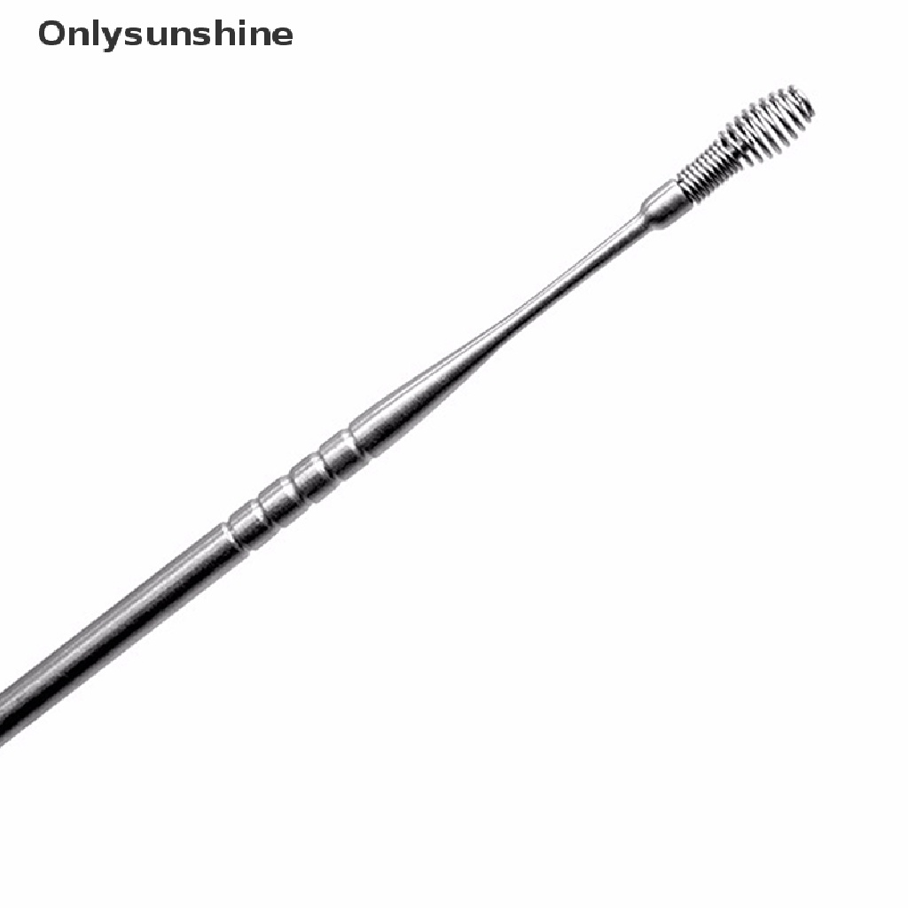 Bông Tai Dạng Xoắn Ốc Xoay 360 Độ Bằng Thép Không Gỉ