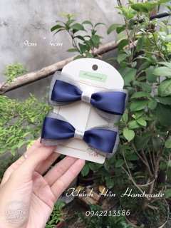 Kẹp tóc nơ size 9cm * 4cm cho bé gái ( ảnh thật )