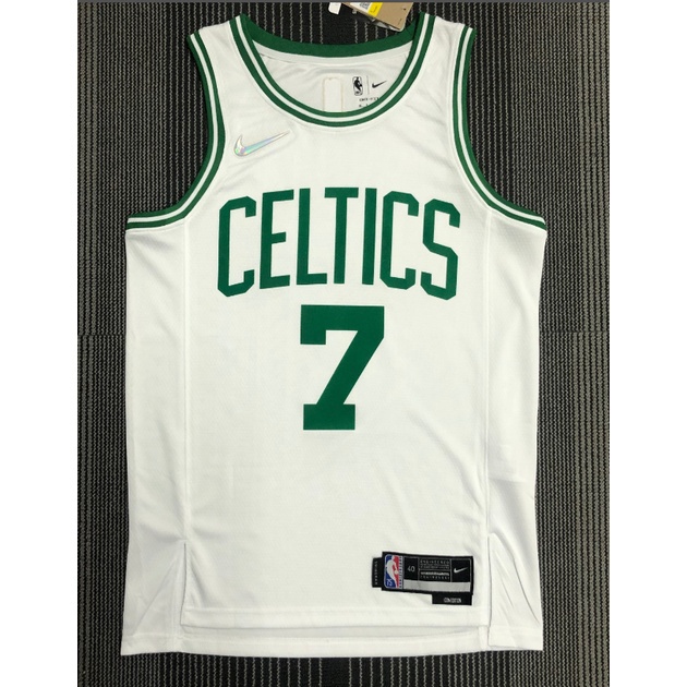 Áo Bóng Rổ NBA Celtics 2022 2 Phong Cách 7 # Áo Bóng Rổ Kỷ Niệm 75 Năm Màu Nâu Trắng