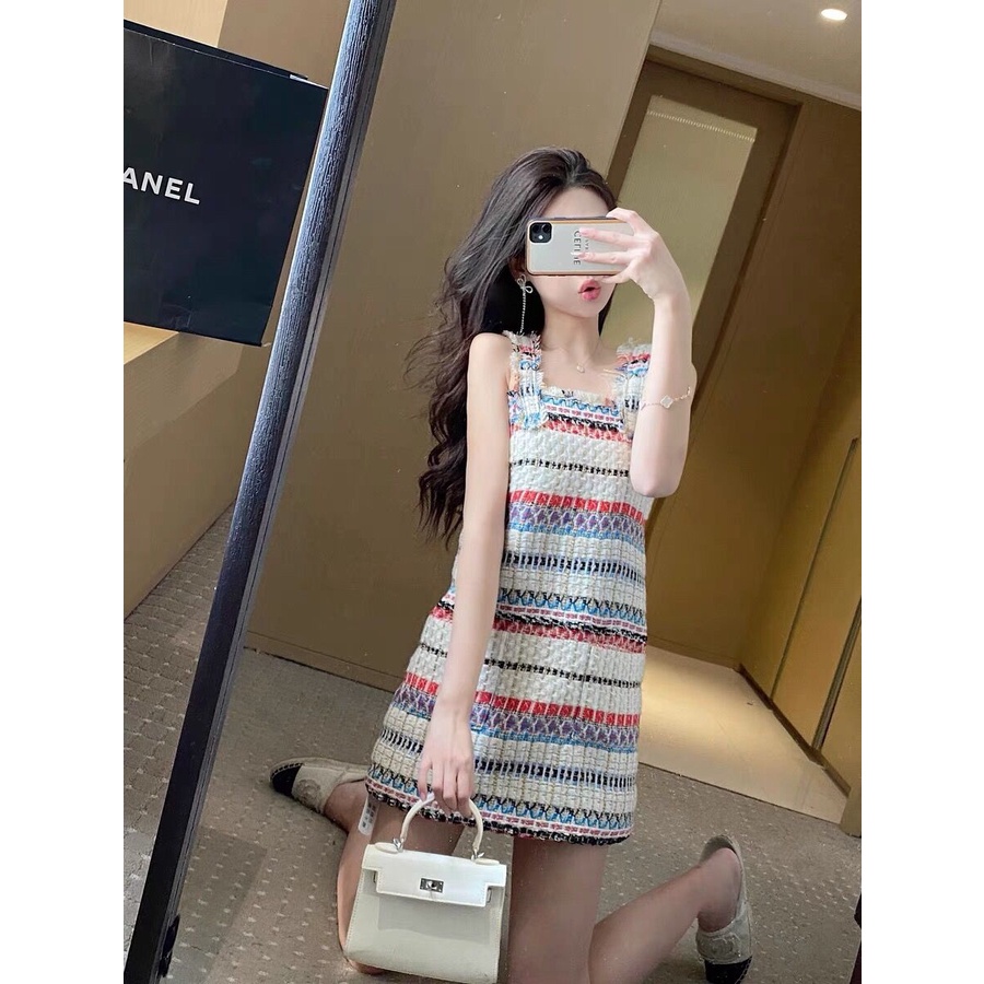 Đầm Chanel Phong Cách Phương Tây Thời Trang Mùa Hè Dành Cho Nữ