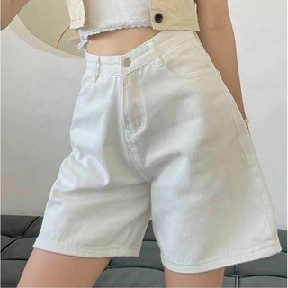 Quần short ngố kaki nữ lưng cao, ống rộng có bigsize