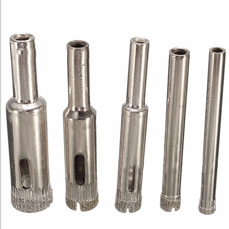 Mũi khoét lỗ tráng kim cương trục tròn dùng cho các vật dày 5mm-12mm