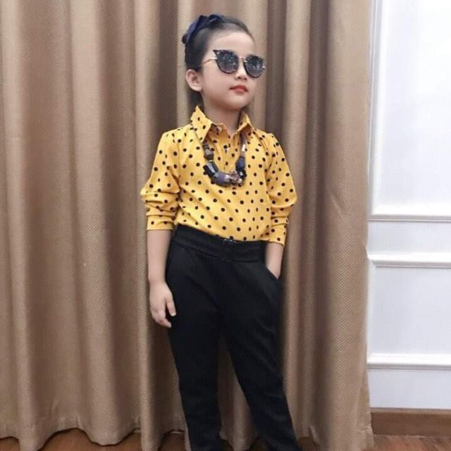 Set sơ mi bé gái (mai phương)