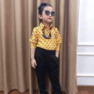 Set sơ mi bé gái (mai phương)