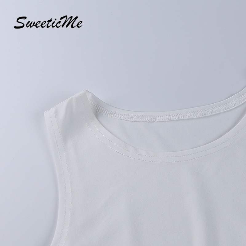 Áo liền quần Sweeticme Cổ Tròn Không Tay Thêu Họa Tiết Gợi Cảm 2021 | BigBuy360 - bigbuy360.vn