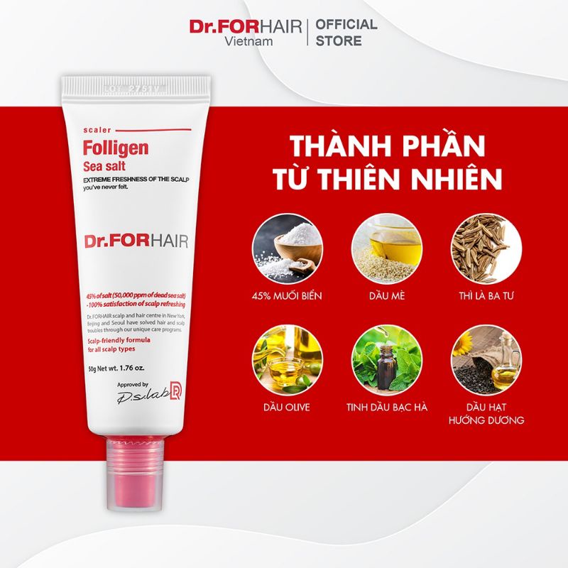 Muối tẩy tế bào chết da đầu Dr.FORHAIR