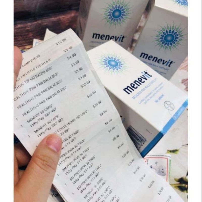 Viên uống Menevit 30v