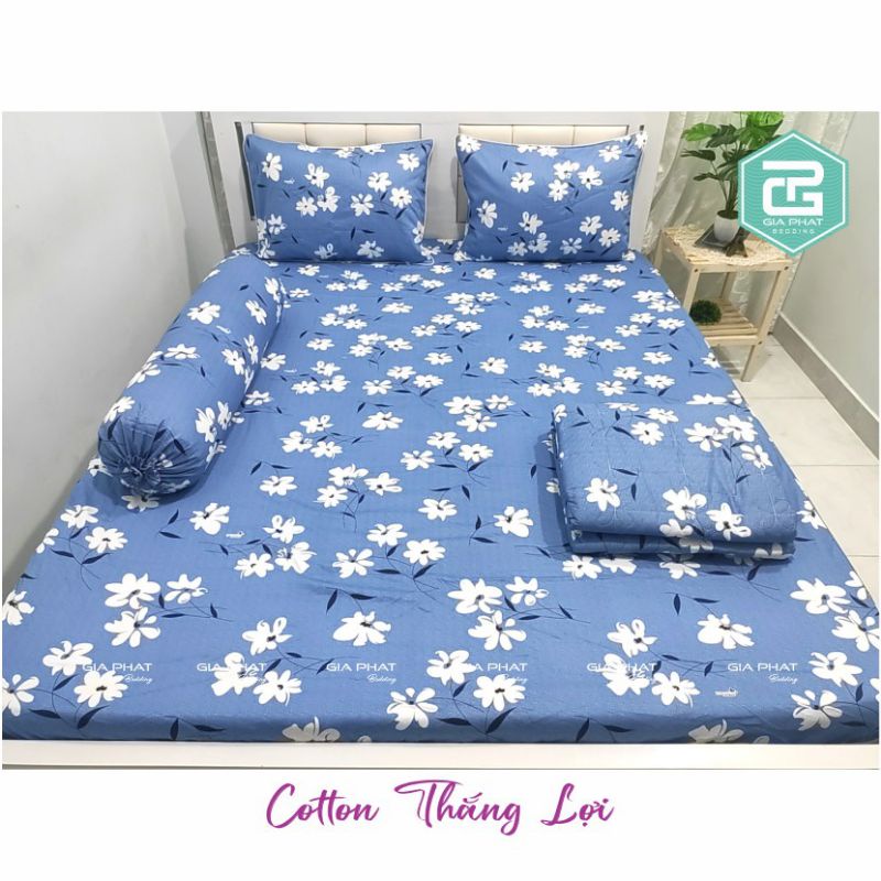 Bộ ga Cotton Thắng lợi [GIÁ GỐC] đủ size, đủ màu sắc 4 món | BigBuy360 - bigbuy360.vn