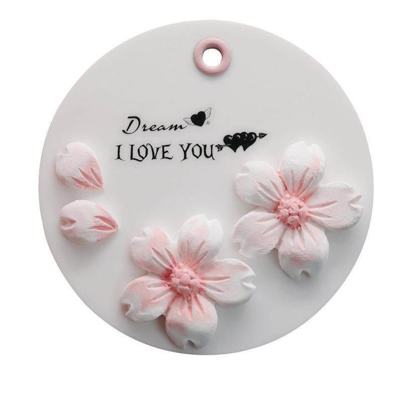 Khuôn Silicon Tròn Làm Sáp Thơm Treo Handmade DIY