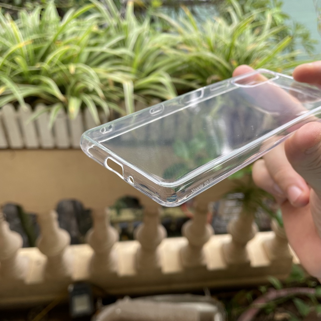 Ốp lưng silicon Gor cho Sony Xperia 10 III siêu mỏng, có gờ bảo vệ camera