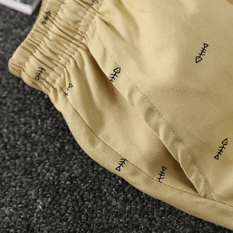 [Hàng Có Sẵn] Quần Short Thể Thao Cotton Sợi Nhỏ Mặc Ở Nhà Cho Nam