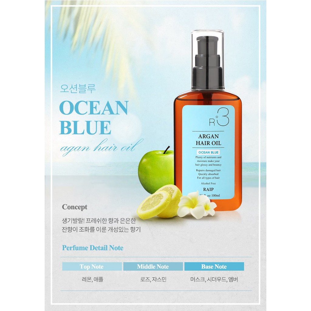 Dầu dưỡng tóc 💝 FREESHIP 💝 TINH DẦU DƯỠNG TÓC R3 RAIP ARGAN HAIR OIL 100ml Hàn Quốc | BigBuy360 - bigbuy360.vn