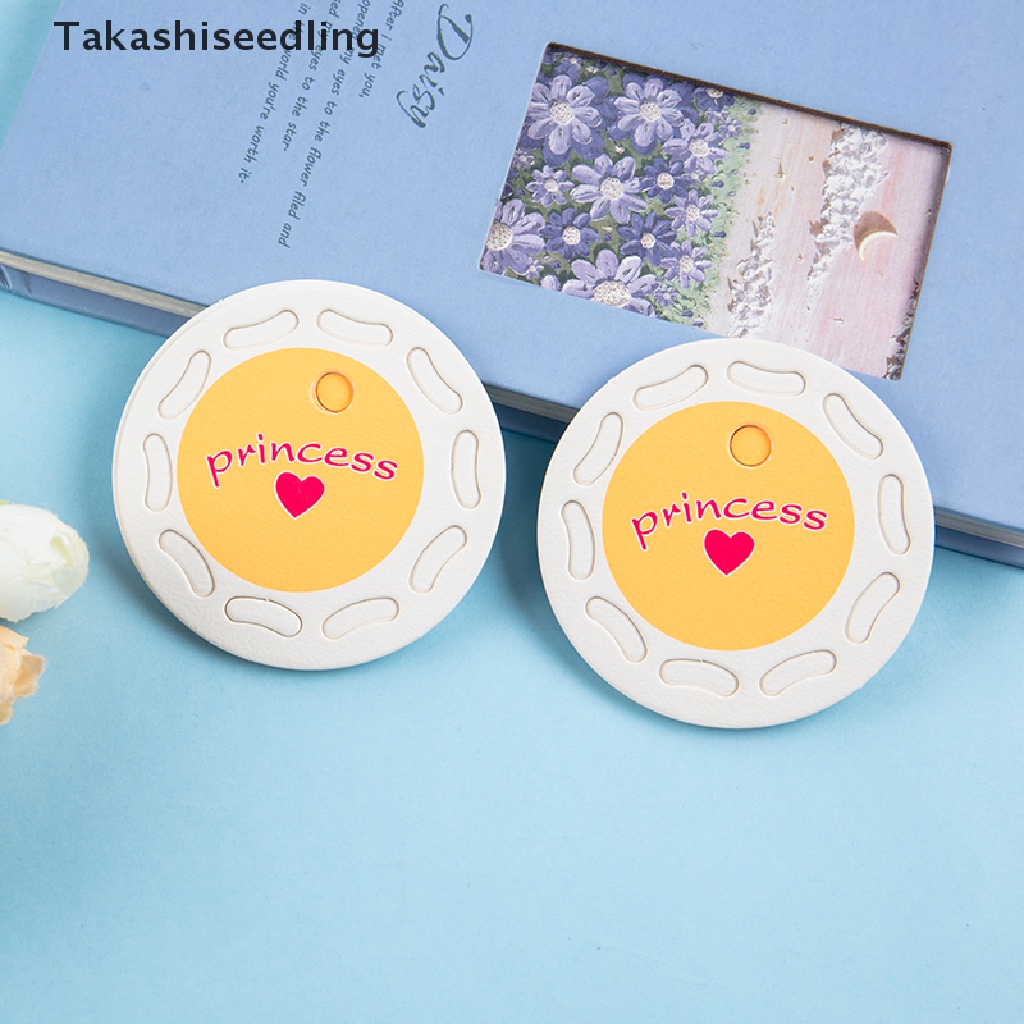 Set 50 Thẻ Giấy Tròn 10 Lỗ Màu Hồng / Xanh Lá / Vàng / Đỏ Tự Làm Kẹp Tóc Trang Sức Thủ Công Bán Chạy