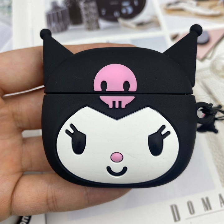 Case airpods 1/2/3/Pro - Vỏ ốp airpod 1/2/3/Pro hình Kuromi đáng yêu - Mã TZAP389