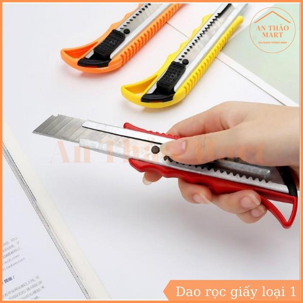 Dao Rọc Giấy Chuyên Dụng Cỡ Lớn Loại 1, Đã Bao Gồm Lưỡi Dao Cứng Bền Bỉ