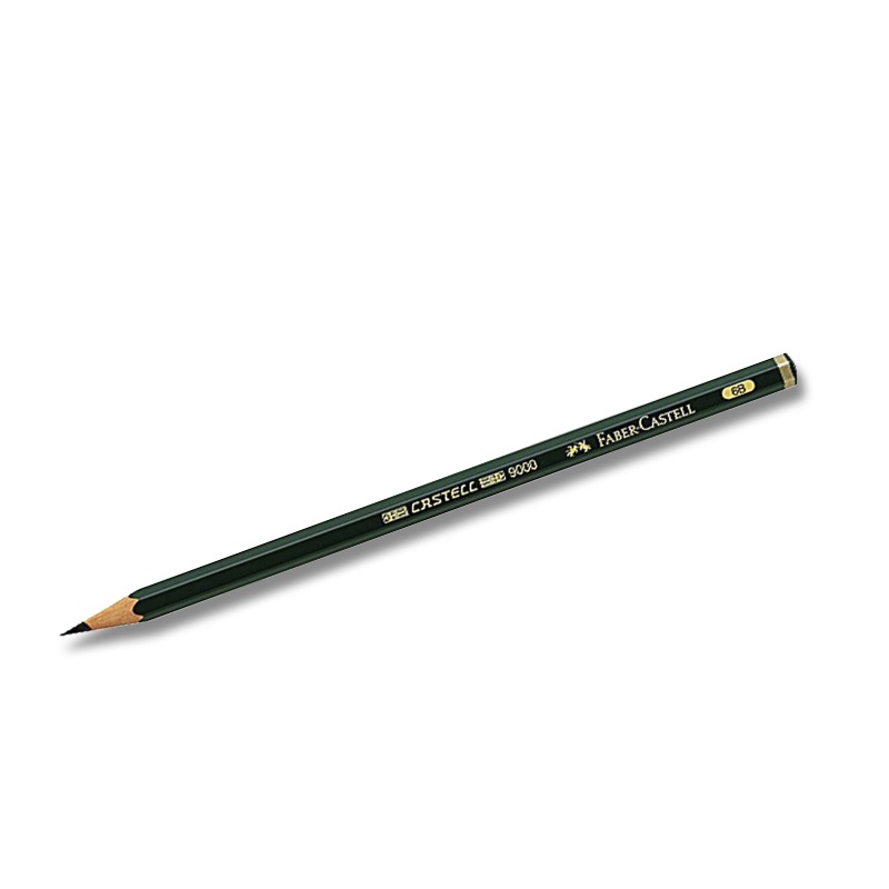 Bút Chì phác thảo, bút chì đen Castell 9000, Faber Castell-Dụng cụ vẽ
