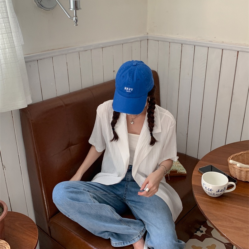 Áo khoác blazer SUXI ngắn tay đơn giản phong cách cổ điển thời trang mùa hè cho nữ