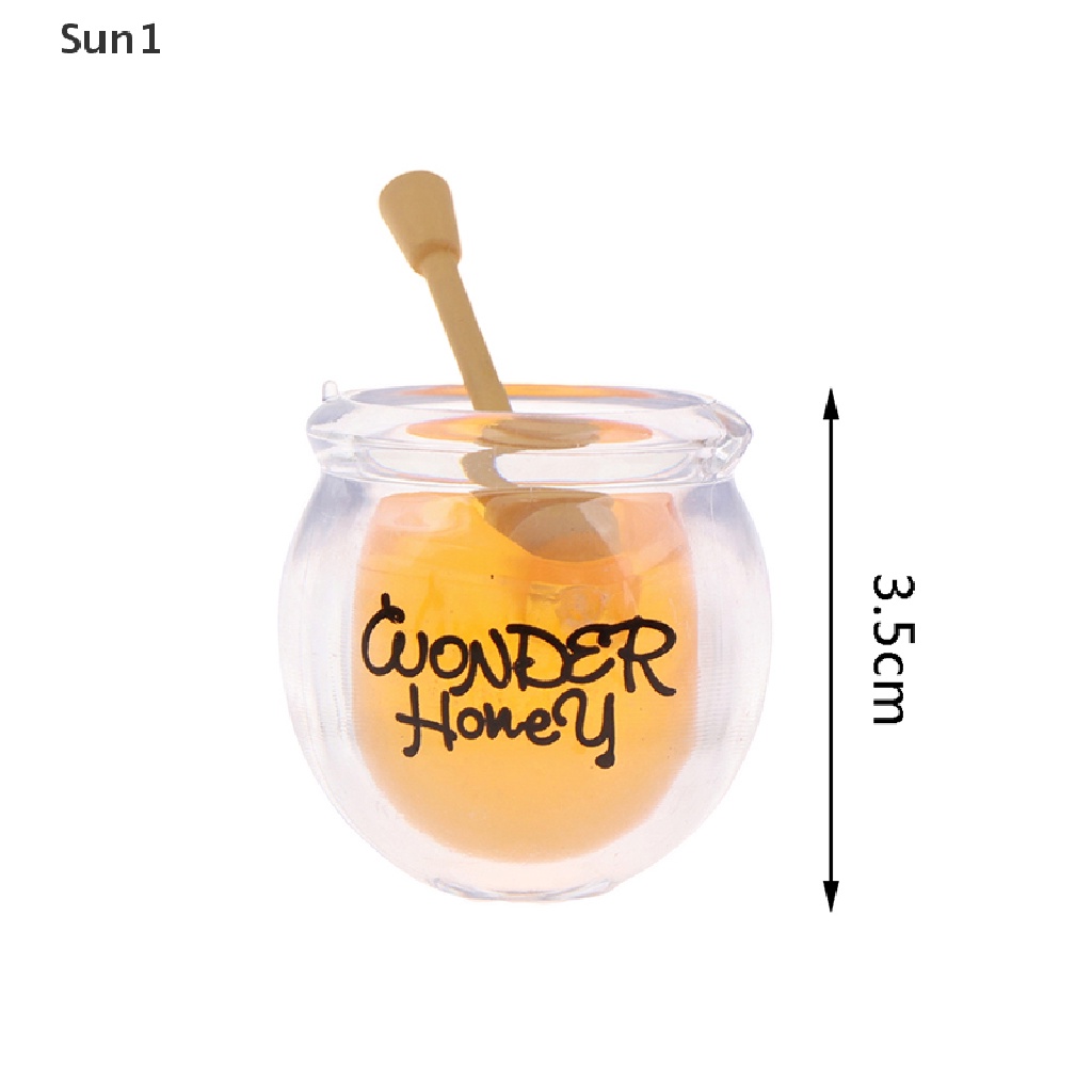 Phụ kiện nồi sữa/ hủ mật ong mini dùng trang trí cho nhà búp bê tỷ lệ 1:12