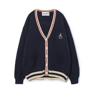 Áo khoác, áo cardigan len bo gân ATYS form rộng unisex ZADOLA