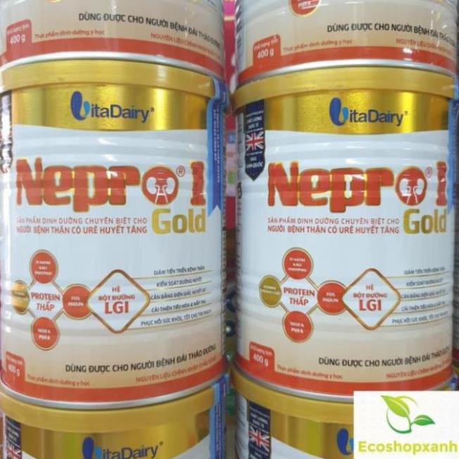 Combo 3 lon Sữa Nepro gold 1 400g/Date mới nhất thị trường T5.2023