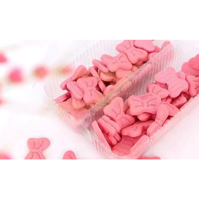 Bánh quy hình nơ hồng trang trí bánh sinh nhật gói 180g | BigBuy360 - bigbuy360.vn