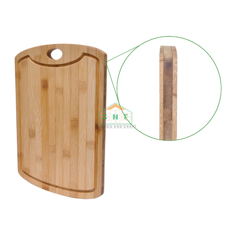 Thớt Gỗ Tre Tự Nhiên Việt Nam T01 - SNF Bamboo and Craft