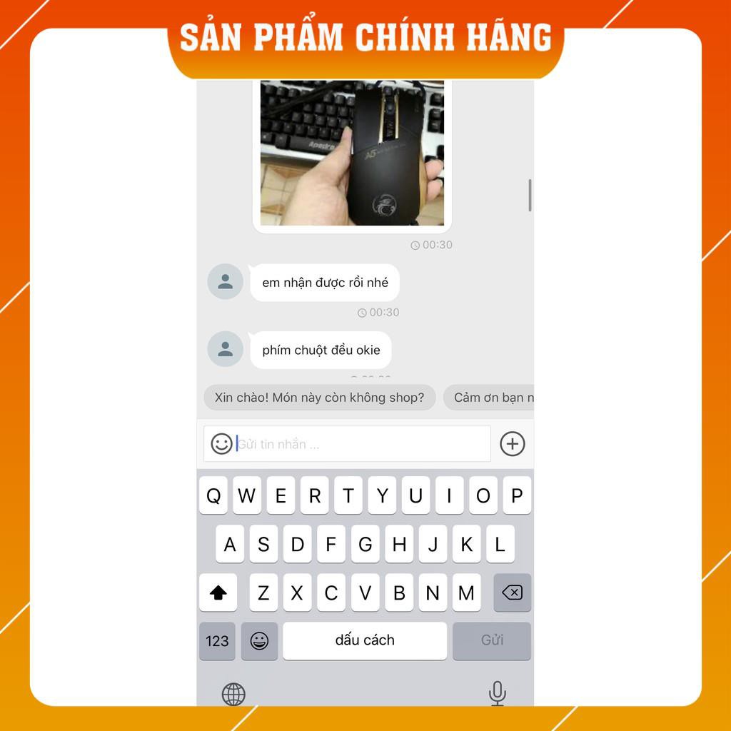 Chuột Gaming Apedra A5 - Led RGB - Bảo hành 12 tháng chính hãng