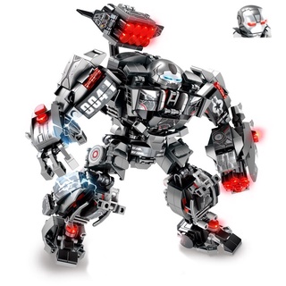Đồ chơi Lắp ráp Mô hình 76013 Superhero Marvel The Avengers Lron Man War Machine Hulkbuster