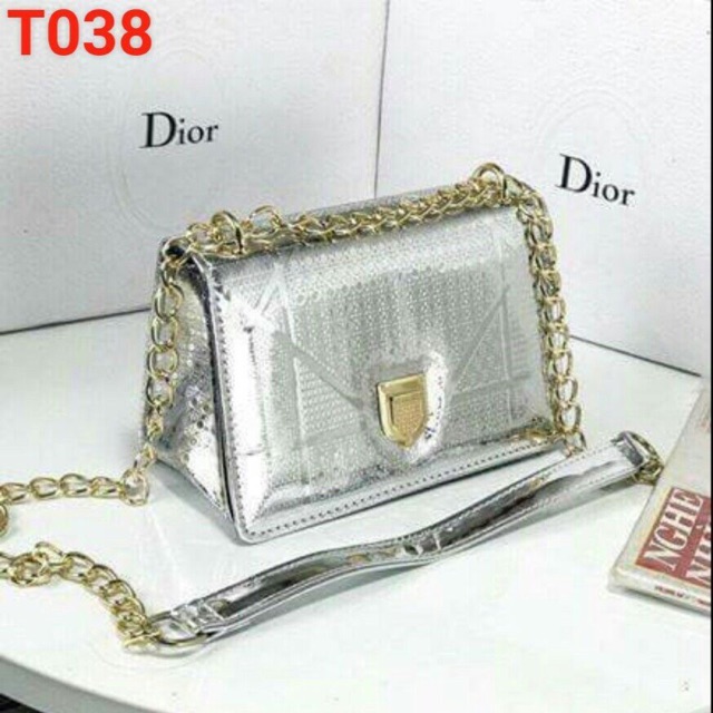 Túi Damas bạc hàng đã về (M190)