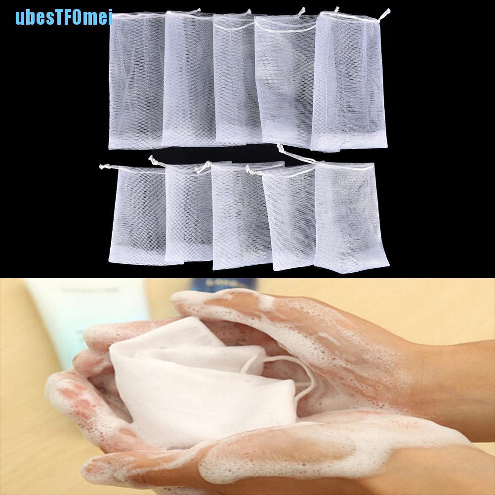 Bộ 5 Túi Lưới Hai Lớp Tạo Bọt Xà Phòng Dễ Dàng