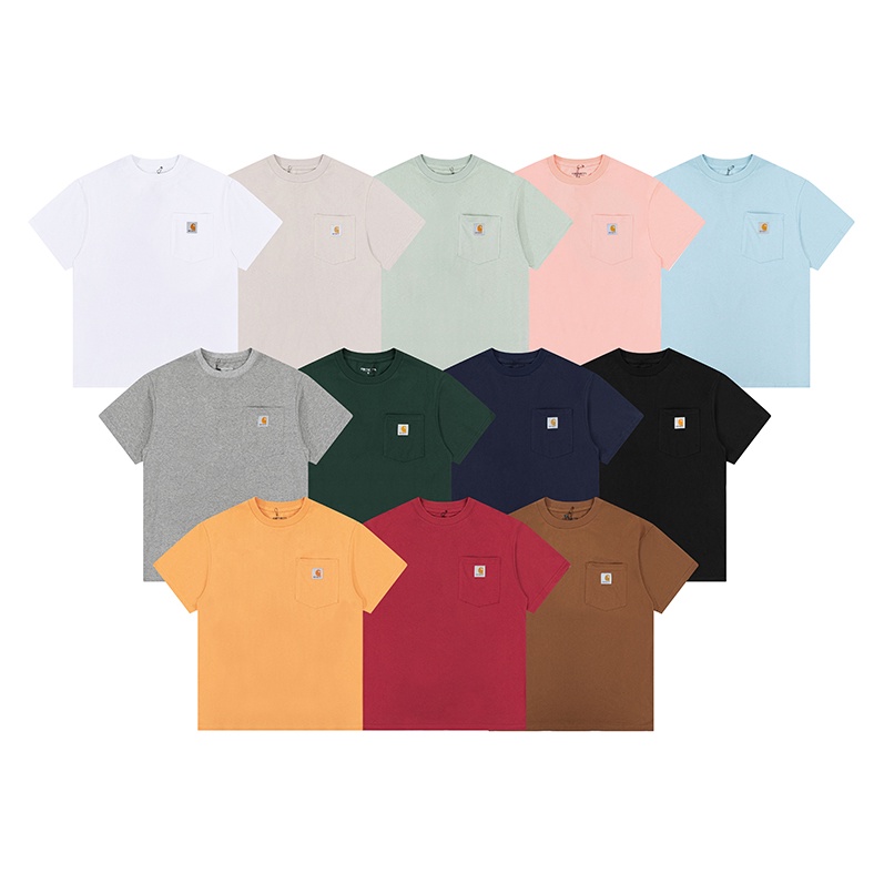Carhartt Áo Thun 100% Cotton Thoải Mái Thời Trang Unisex