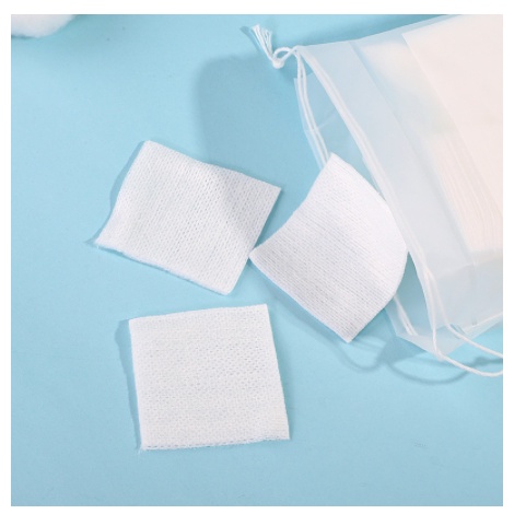 Bông cotton lotion mask đắp toner MONKIDS gồm 240 miếng bông tẩy trang mỏng co giãn tốt