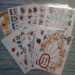 Học liệu tư duy sơ đồ mindmap 11 chủ đề khổ a4