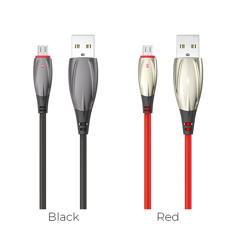 Cáp Sạc MICRO USB Hoco U71 Cho Android Dây Dù 1.2M - BH 1 Năm Chính Hãng (MÀU SẮC NGẪU NHIÊN) - Hưng Long PC