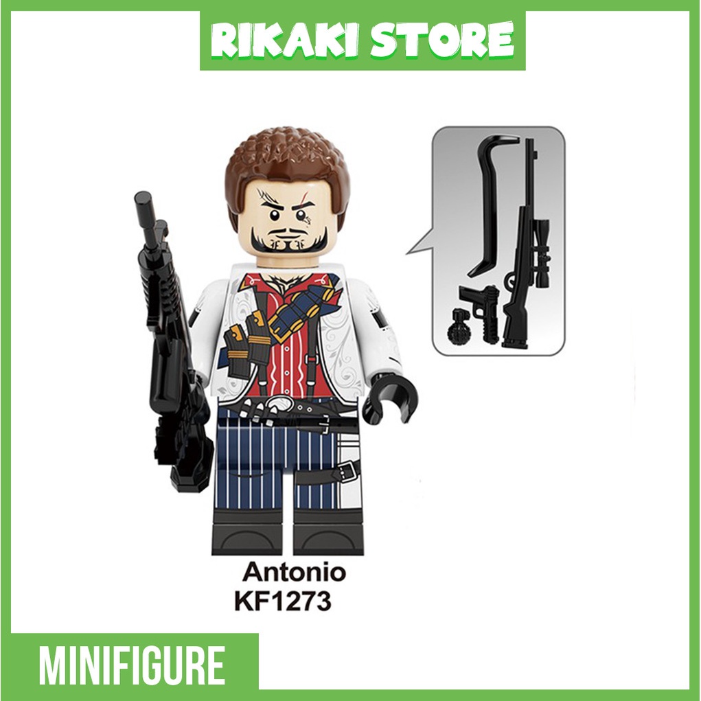 MINIFIGURES Nhân Vật Free Fire 8 Mẫu Nhân Vật Kèm Trang Bị Phụ Kiện