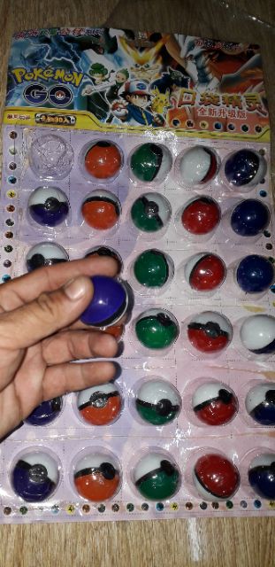 Combo 30 mô hình quả trứng và Pokemol bằng nhựa