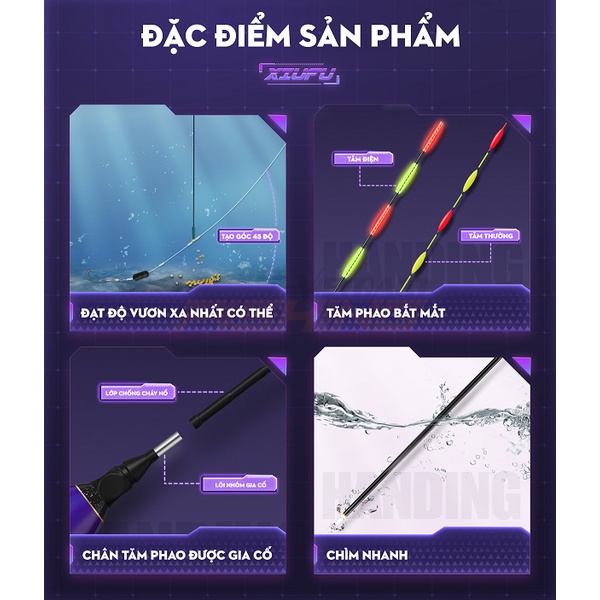 01 cây phao hố đấu HanDing 2022