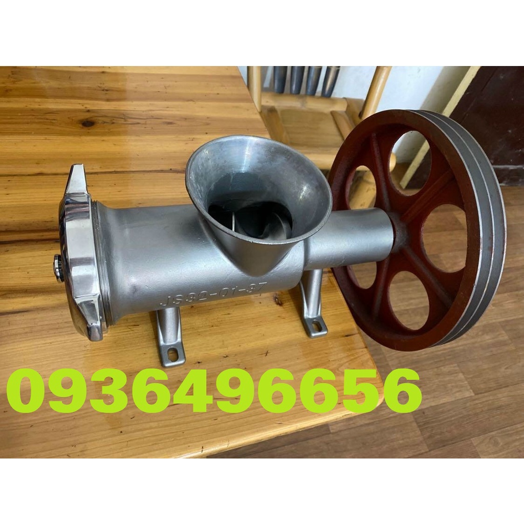 Máy đùn thịt,Máy xay xương,xay xôi  làm bánh dày chất liệu inox cối 22 Inox 100% lắp mô tơ 3kw dây đồng