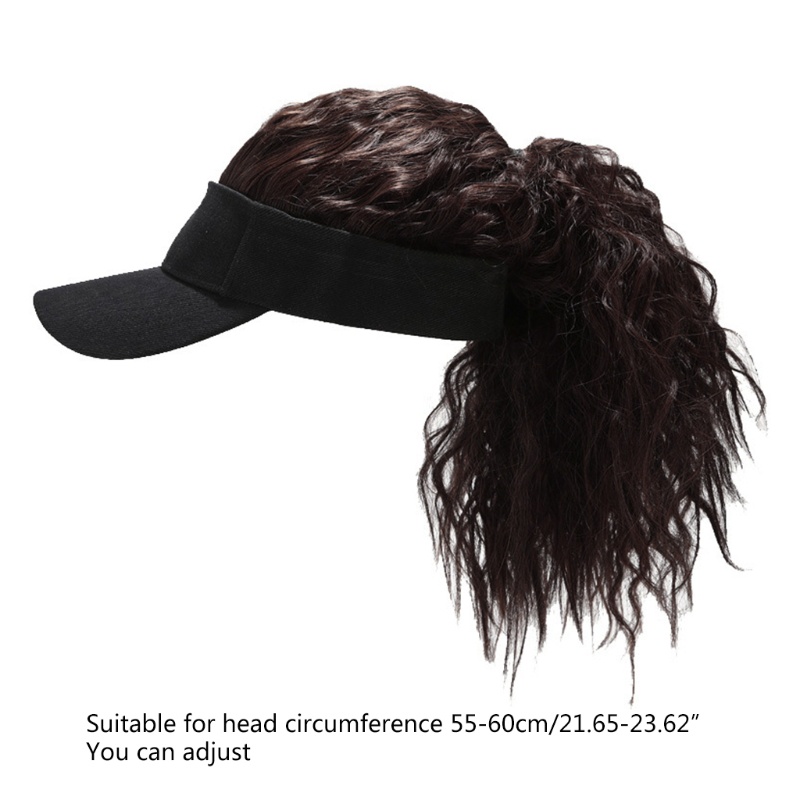 Mũ Lưỡi Trai Hở Chóp Có Thể Điều Chỉnh Bảo Vệ Chống Nắng Thời Trang Mùa Hè Cho Nữ