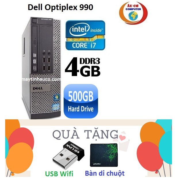 Đồng Bộ Dell Optiplex 990 Core i7 2600 / 4G / 500G - , 95