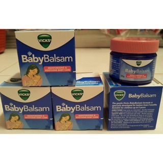 KEM BÔI ẤM NGỰC PHÒNG CẢM LẠNH CHO BÉ BABY BALSAM - XÁCH TAY ÚC