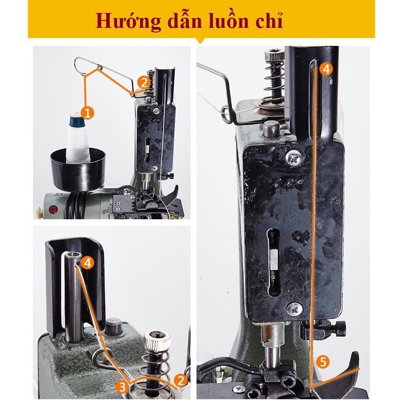 Máy Khâu Bao Tải Cầm Tay GK9-2 ( Loai Xin )Tặng Chỉ Khâu Khi Mua Máy