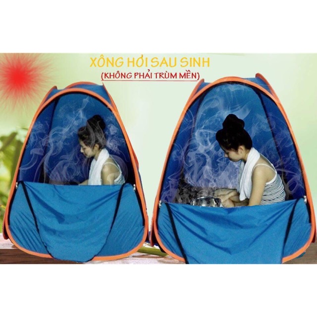 Lều xông hơi chui đầu Kiều Phi - Lều xông hơi tự bung tại nhà cao cấp gấp gọn (Màu ngẫu nhiên)