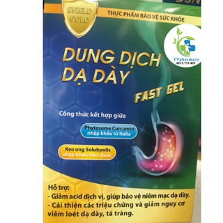 Fast Gel dung dịch sữa hỗ trợ loét dạ dày, tá tràng , trào ngược ( hộp 20 gói sữa)
