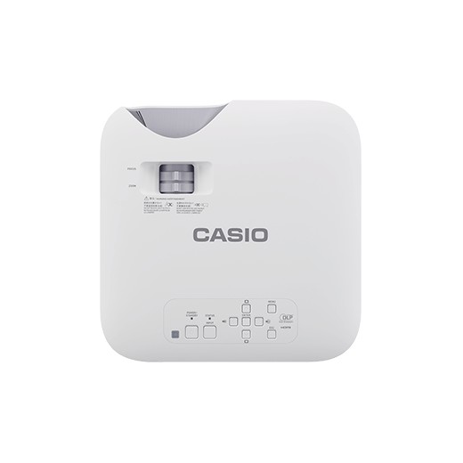 Máy chiếu cũ Casio XJ-F20XN. Máy chạy đèn led với tuổi thọ còn 15000 giờ, ản sáng đẹp, bật tắt siêu nhanh.