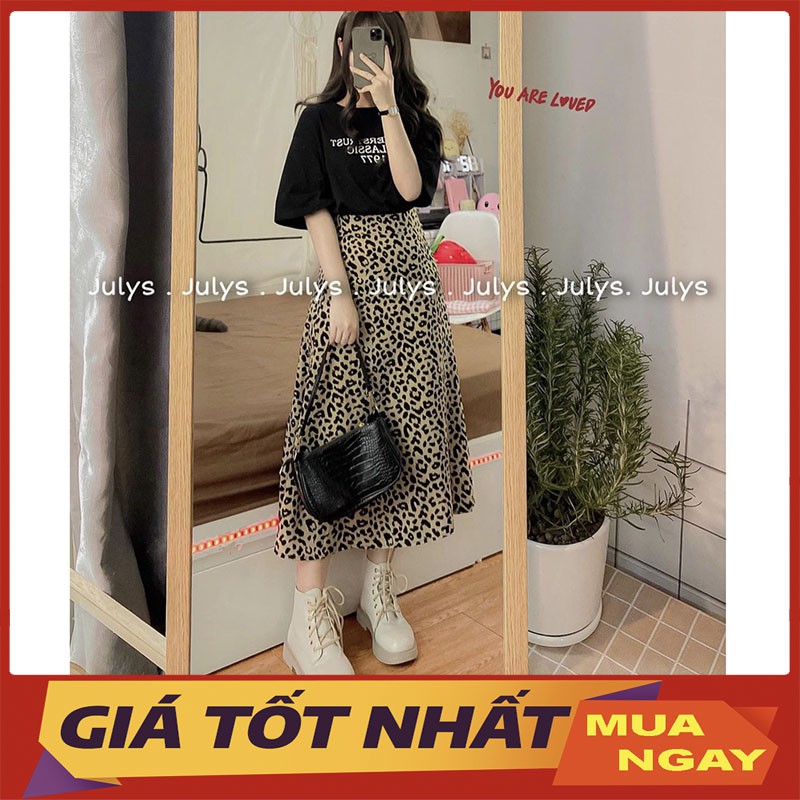 Chân Váy Dài Họa Tiết Da Báo Phom Dáng Siêu Đẹp Chất Bao Đẹp M995 | BigBuy360 - bigbuy360.vn