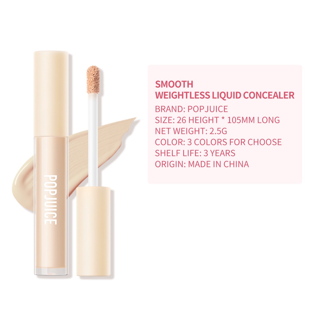 Kem Che Khuyết Điểm Dạng Lỏng Không Thấm Nước Và Mồ Hôi Có Độ Che Phủ Cao POPJUICE