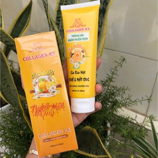 sữa rửa mặt Collagen X3 chính hãng