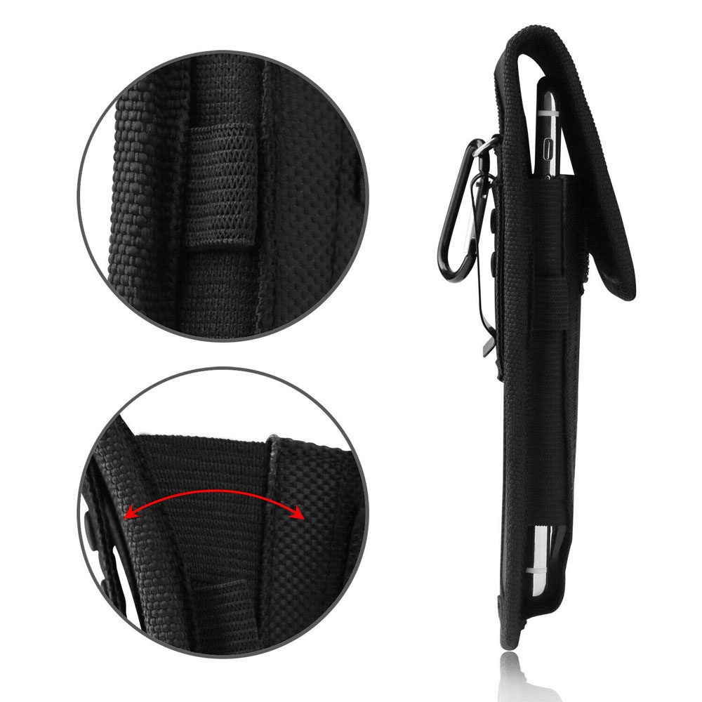 Túi đựng điện thoại đeo thắt lưng GOFIDIN bằng vải nylon có kẹp tiện dụng