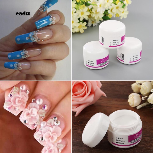 bột đắp móng làm hoa nổi